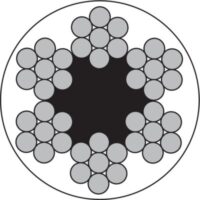 Stållina PVC 42 trådig fz